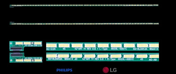 LG 42LA660S, 42LA740S, 42PFL6198, 42PFL6108, 42PFL6008, 42PFL6188, 42PFL6158, 42PFL7008, 42PFL6678, 42PFL6907, 42PFL6007, 42PFL6877, 42PFL6057, 42PF8060, LED BAR ürün görseli