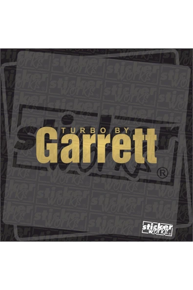 Garrett Turbo Hologram Sticker - Resim 4