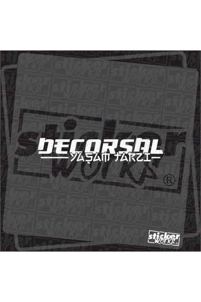 Decorsal Yaşam Tarzı Hologram Sticker - 4