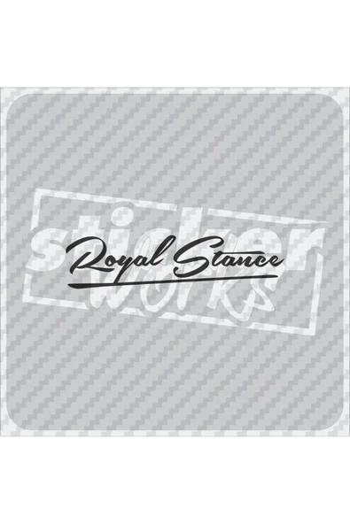 Royal Stance Sticker - 10