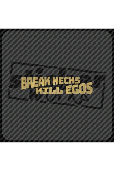 Ön Cam Break Necks Sticker - Resim 4