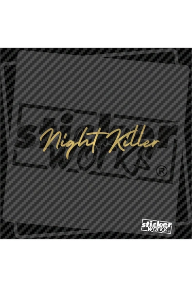 Night Killer Sticker - 10