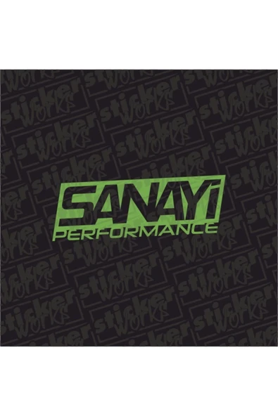 Sanayi Performance Sticker ürün görseli 1