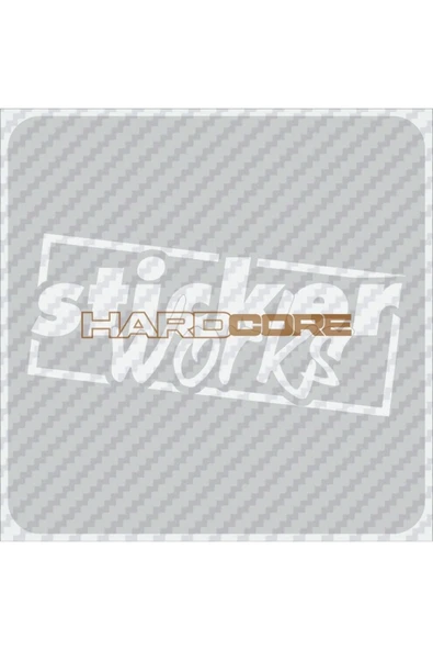 Hard Core Sticker - Resim 10