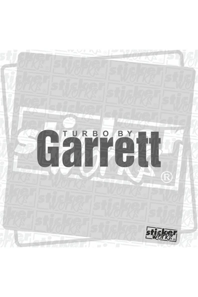 Garrett Turbo Hologram Sticker - Resim 10