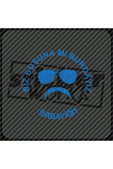 Biz Boşunamı Burdayız Sticker