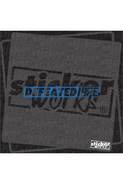 Defeated Life Hologram Sticker - 4