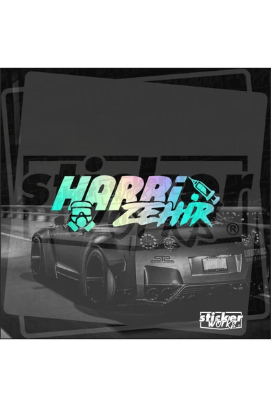 Harbi Zehir Hologram Sticker ürün görseli 1