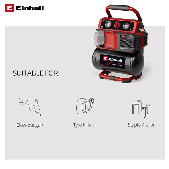 Einhell TE-AC 18/75 li OF solo Akülü Kompresör - 2