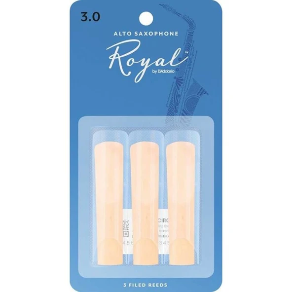D\'Addario Woodwinds Royal RJB0330 Alto Saksafon Kamışı (3 lü) No:3