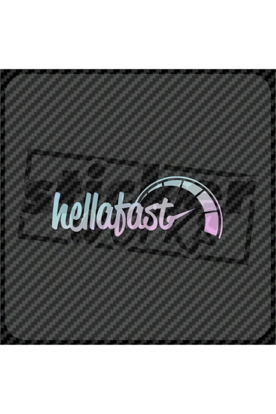 Hella Fast Sticker - Resim 4