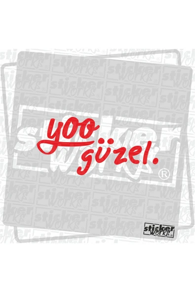 Yoo Güzel Sticker