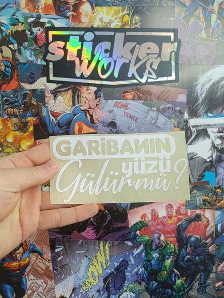 Garibanın Yüzü Gülürmü Sticker - 2