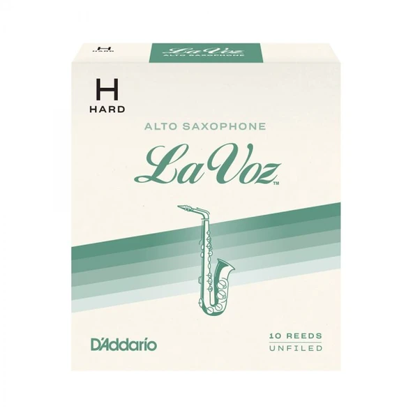 D\'Addario Woodwinds La Voz RJC10HD Alto Saksafon Kamışı Hard - Resim 2