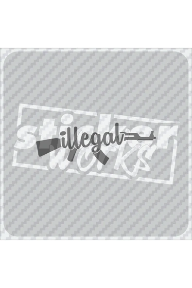 Ön Cam Illegal Sticker - 7