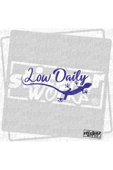 Low Daily Hologram Sticker - 10