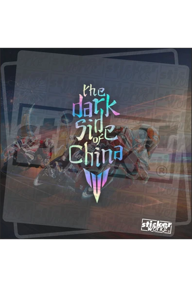 The Dark Side OF China Sticker - Resim 7