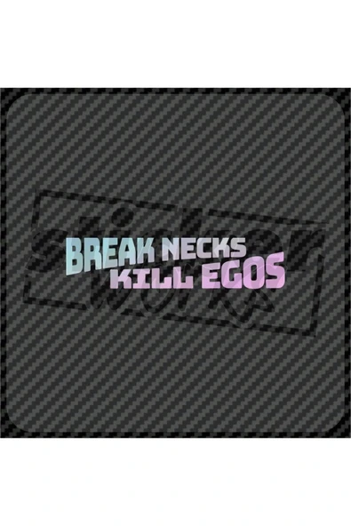 Break Necks Hologram Sticker