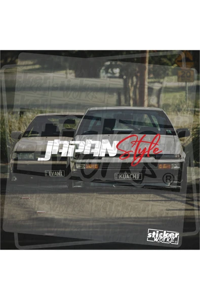 Japan Style  Sticker ürün görseli 1