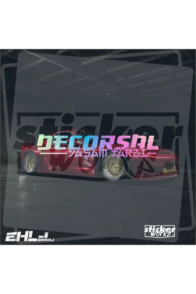 Decorsal Yaşam Tarzı Hologram Sticker - 1