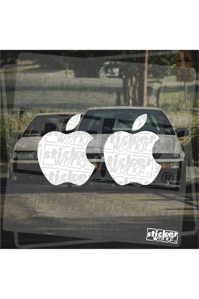 Apple Sticker ( 2 Adet ) - Resim 4