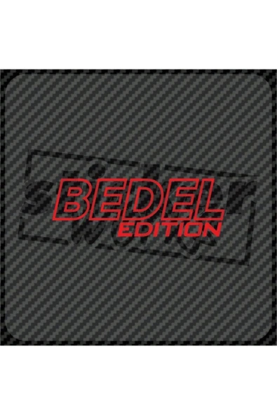 Bedel Edition Sticker - Resim 5