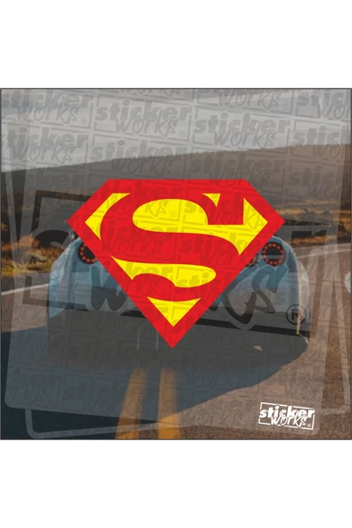 Superman Sticker ürün görseli 1