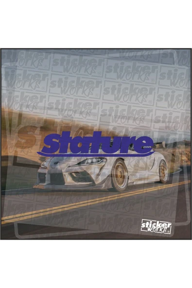 Stature Sticker