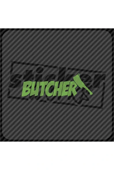 Butcher Sticker - Resim 10