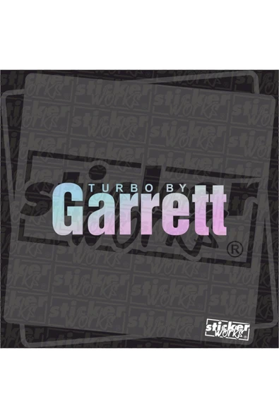 Garrett Turbo Hologram Sticker