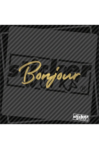 Ön Cam Bonjour Sticker