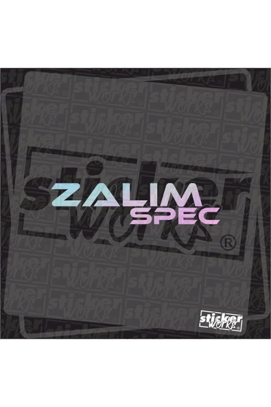 Zalım Spec Sticker - 4