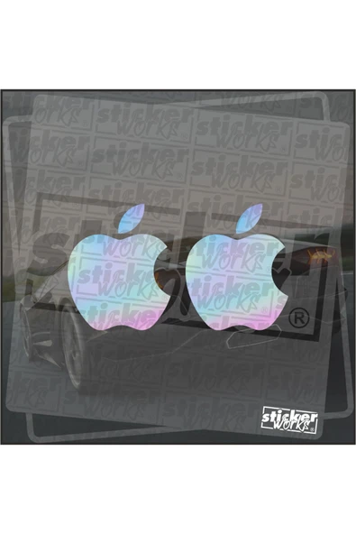 Apple Sticker ( 2 Adet )