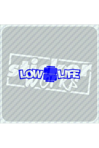 Ön Cam Low Life Sticker - 7