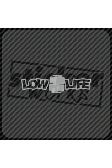 Ön Cam Low Life Sticker - 4