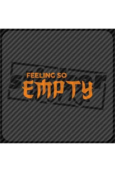 Feeling So Empty Sticker - Resim 4