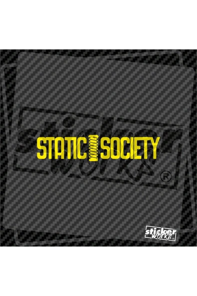 Static Society Sticker - 4