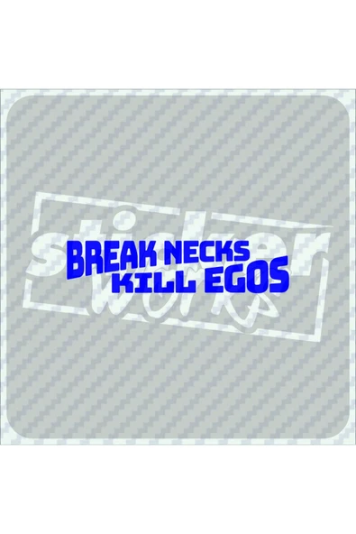 Break Necks Hologram Sticker - 7