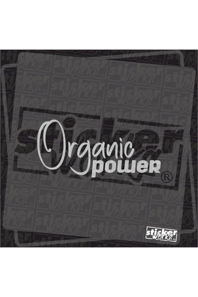 Organic Power Sticker ürün görseli 1