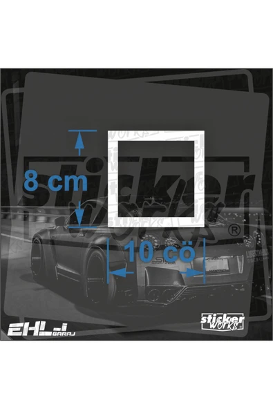 On Off Hologram Sticker - Resim 8