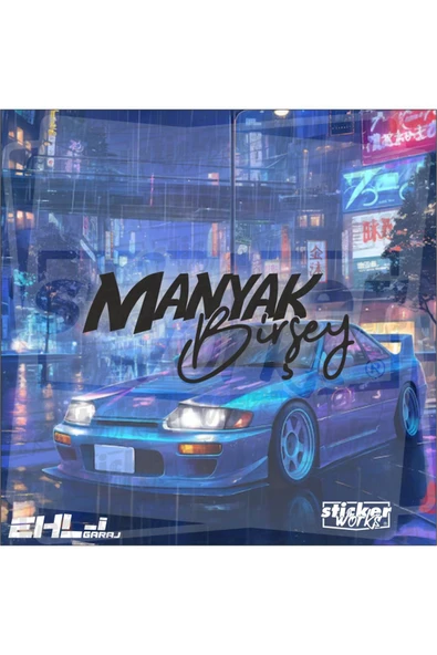 Manyak Birşey Hologram Sticker - Resim 7