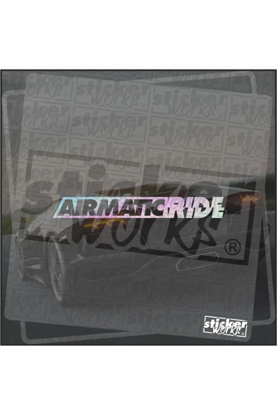 Airmatic Ride Hologram Sticker