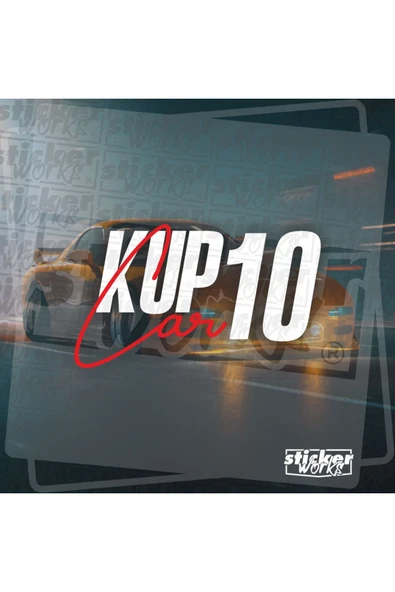Kup10 Car Sticker - Resim 7