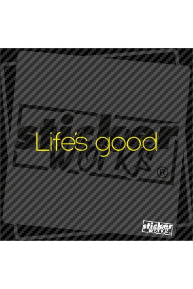 Lifes Good Sticker
