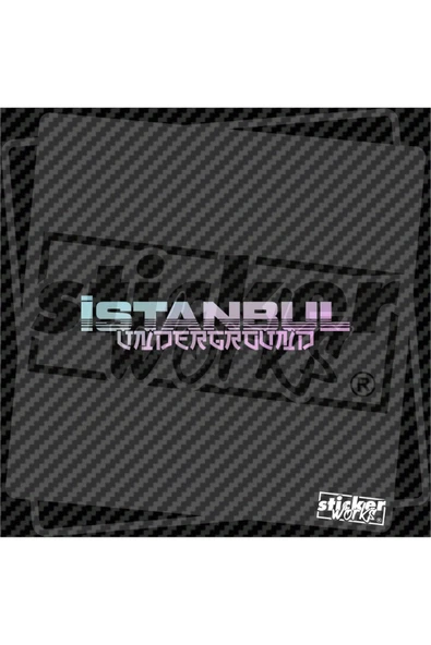 Ön Cam Istanbul Underground Hologram Sticker Uyumlu