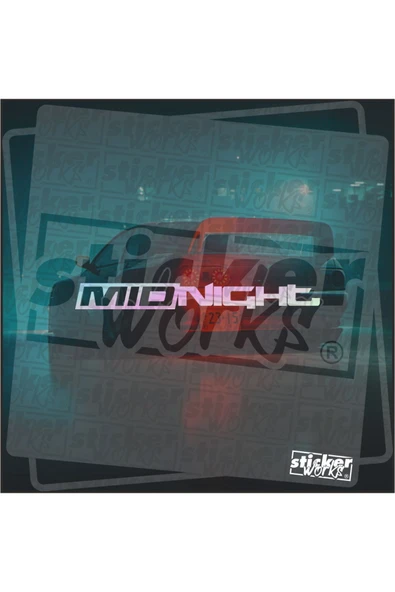 Mid Night Sticker - Resim 4
