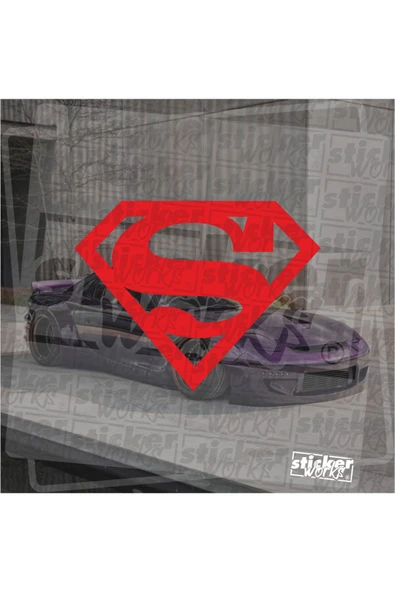 Superman Sticker - Resim 4