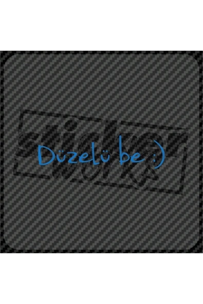 Düzelü Be Sticker - Resim 7