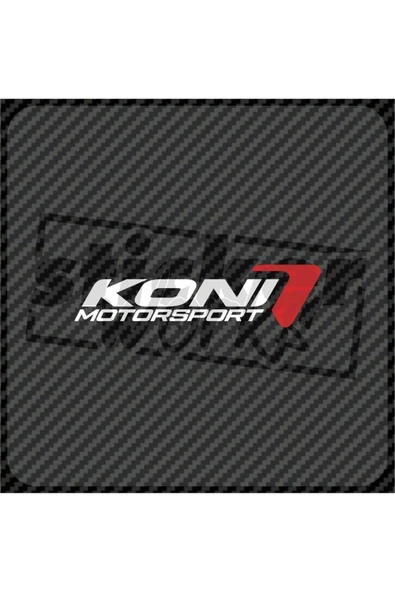 Koni Motorsport Sticker - Resim 4