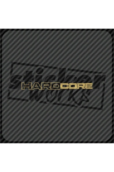 Hard Core Sticker - Resim 7